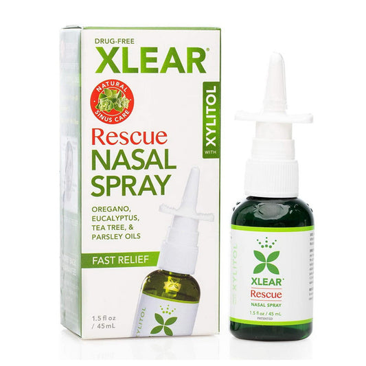 Xlear Rescue Nasal Spray with Xylitol, 1.5 Oz