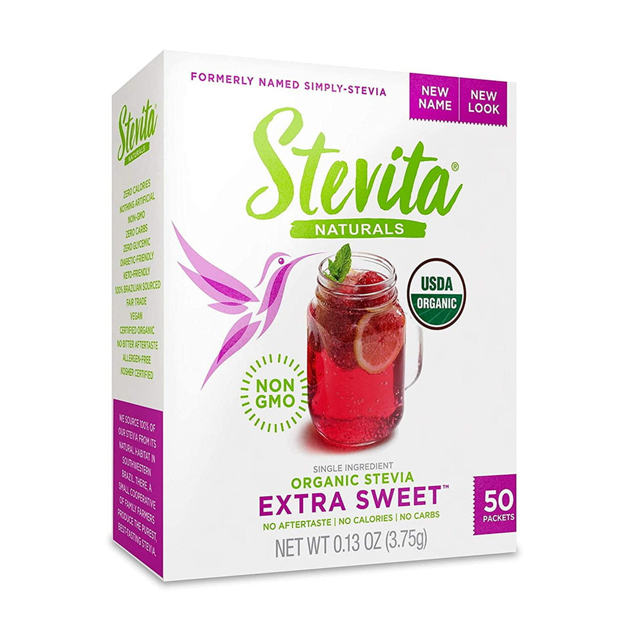 SteVitamins a Simply-Stevia Original Stevia Sweetener, 50 Packets