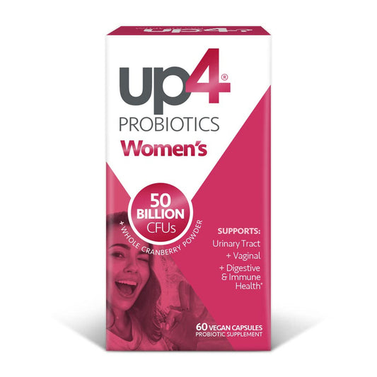 UP4 Probiotics Womens Supplement with Cranberry DDS1 Vegetarian Capsules, 60 Ea