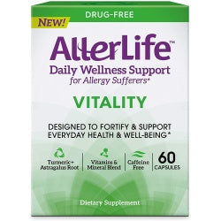 Allerlife Vitamins Vitality Capsules, Daily Allergy Supplements for Everyday Health and Well-Being, 60-Count