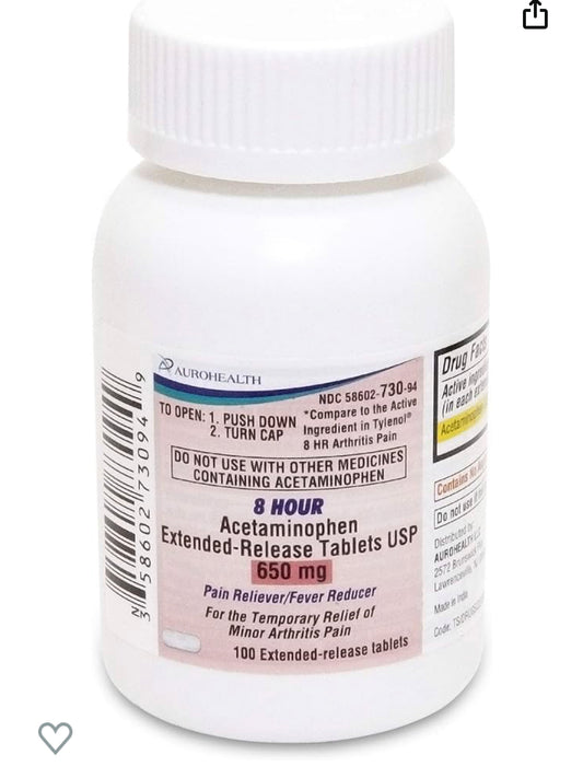 AUROHEALTH ACETAMINOPHEN 500MG