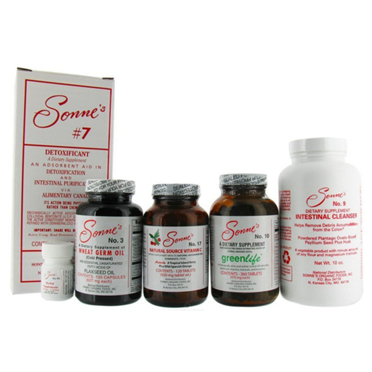 Sonnes Seven Day Body Detox & Cleansing Kit - 1 Ea