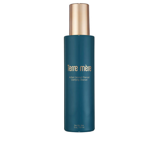 terre mere cosmetics active coconut charcoal clarifying cleanser