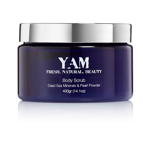 yam body scrub pearl powder