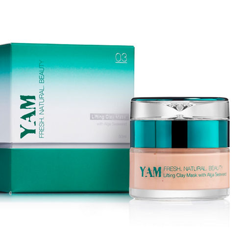 yam lifting clay mask with alga seaweed