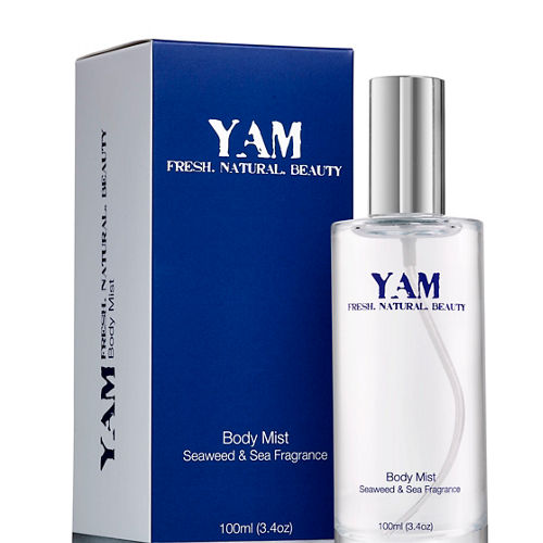 yam body mist with seaweed sea fragrance