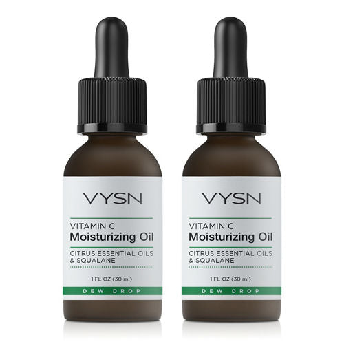 vysn vitamin c moisturizing oil citrus essential oils squalane 2 pack