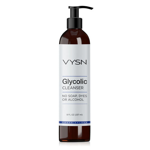 vysn glycolic cleanser no soap dyes or alcohol
