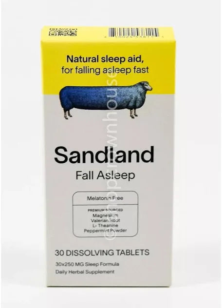 Sandland Stay Asleep, Herbal Supplement Dissolving Tablets, 30 Ea