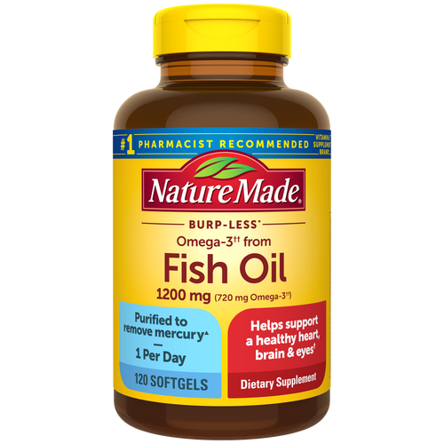 Omega-3 From Fish Oil Burp-Less♦