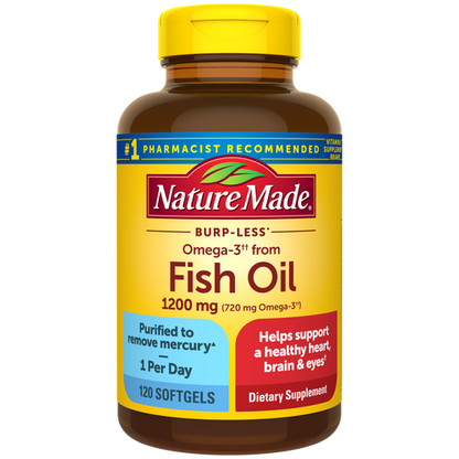Omega-3 From Fish Oil Burp-Less♦