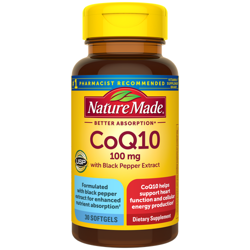 CoQ10 +  Black Pepper Better Absorption▲