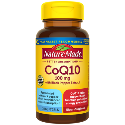 CoQ10 +  Black Pepper Better Absorption▲
