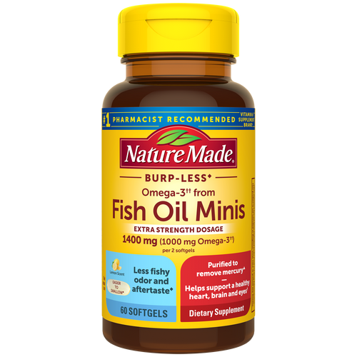 Omega-3 from Fish Oil Extra Strength Minis