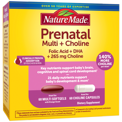 Prenatal Multivitamin Plus Choline Capsules
