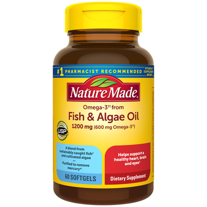 Omega-3 From Fish & Algae Oil Blend