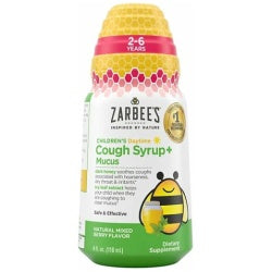 Zarbees Naturals Cough + Mucus Daytime Syrup  4 Fl Oz