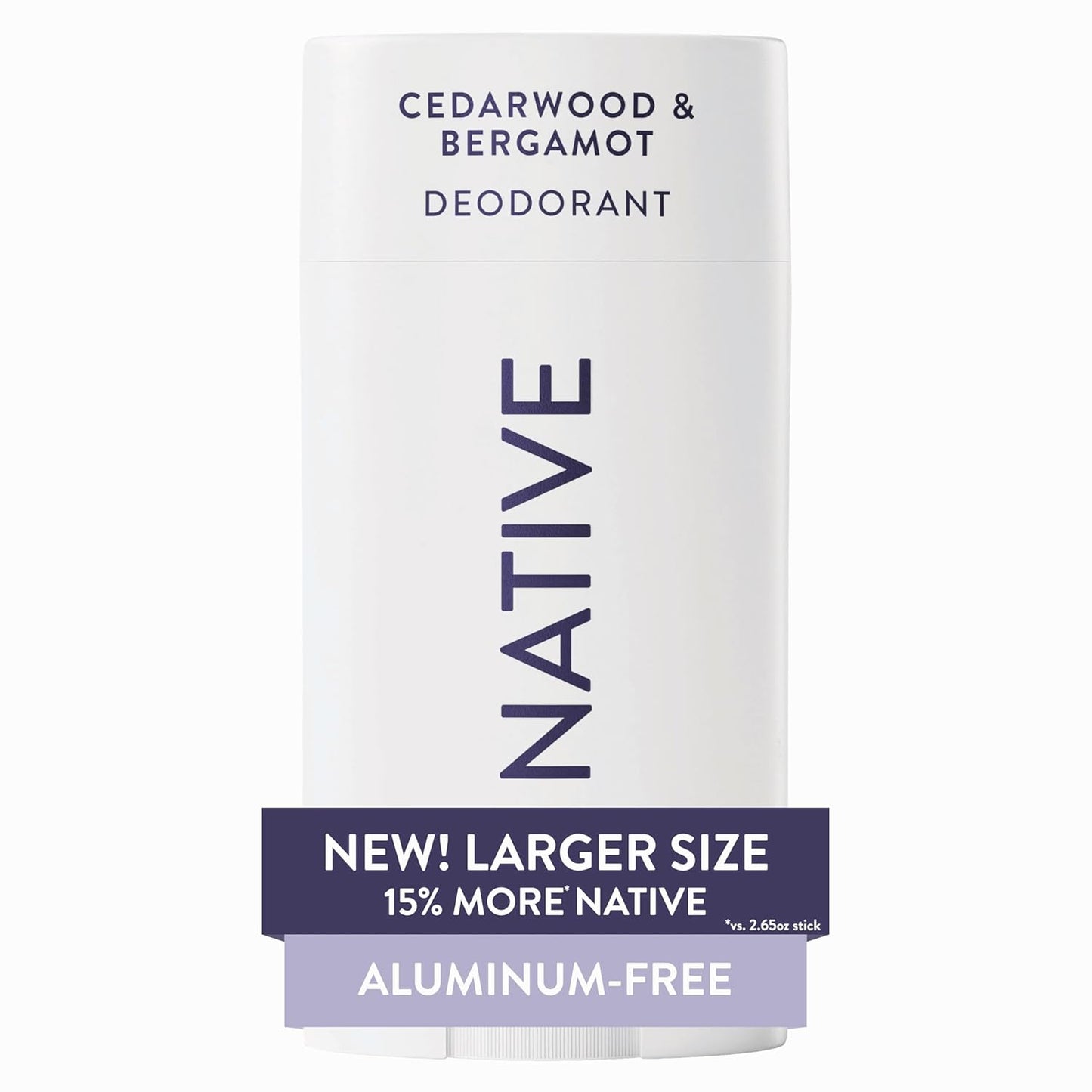 Thinksport Bergamot Cedarwood Natural Deodorant Stick For Healthier Athletes, 2.9 Oz