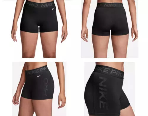 Nike ProLuxe Dri-Fit Womens Black 3"shorts