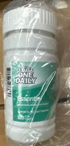 21st Century One Daily Essential Tablets, 100 Count