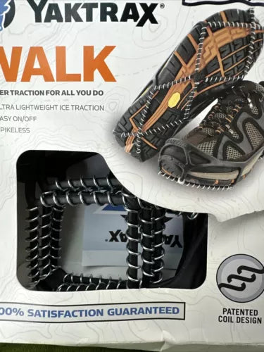 YAKTRAX WALK SIZE SMALL--ONE PAIR WINTER TRACTION CLEAT