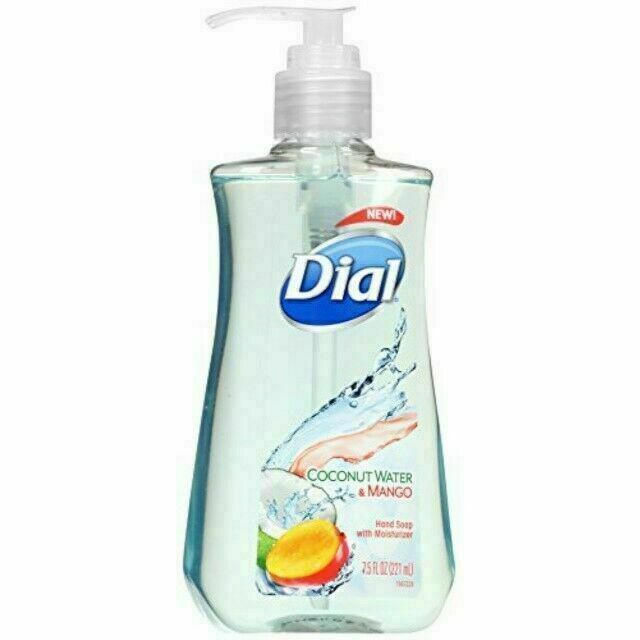 3 Pack Dial Coconut Water & Mango Hand Soap with Moisturizer - 7.5oz