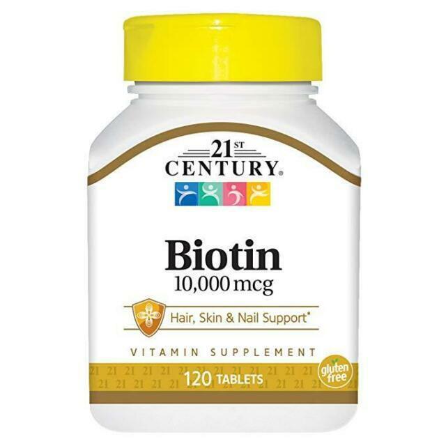21st Century Biotin 10,000 mcg Vitamin Supplement - 120 Count