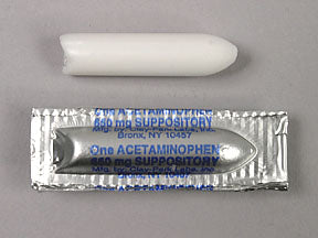 ACETAMINOPHEN SUPP 650MG 12
