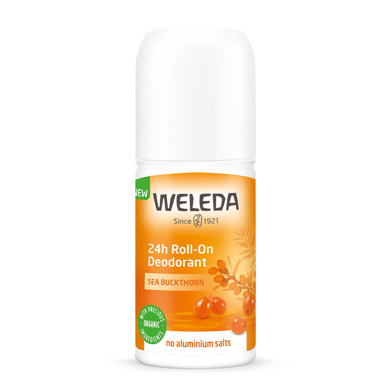 Weleda Sea Buckthorn 24 Hour Roll On Deodorant, 1.7 Oz