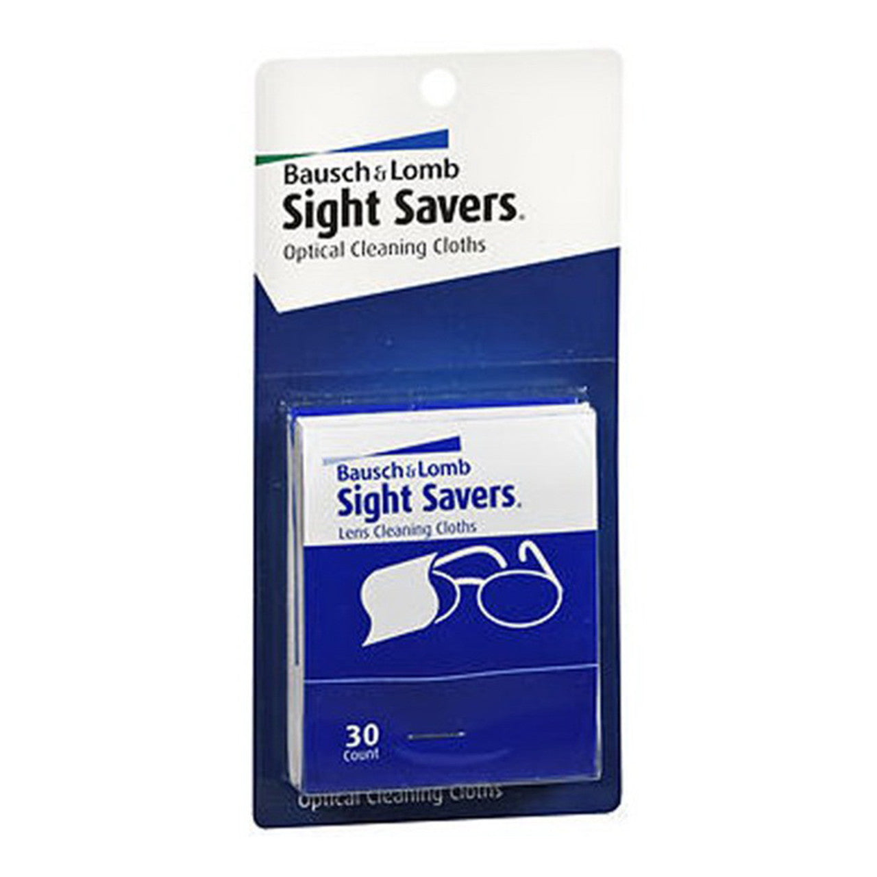 Bausch and Lomb Sight Savers Optical Lens Cleaning Cloths, 30 Ct