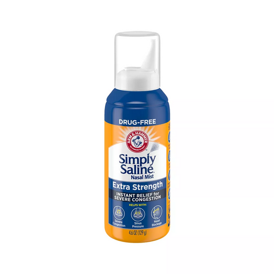 Arm And Hammer Simply Saline Nasal Mist Extra Strength Severe Congestion, Drug-Free, 4.25 Oz