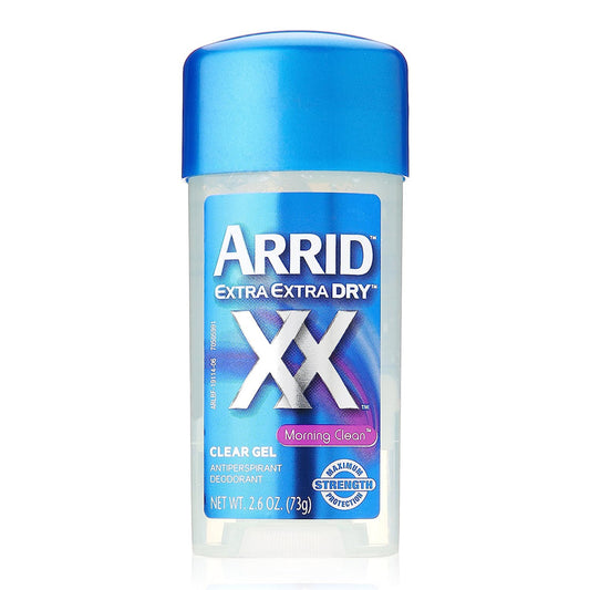 Arrid Extra Dry Antiperspirant Deodorant Clear Gel, Morning Clean, 2.8 Oz