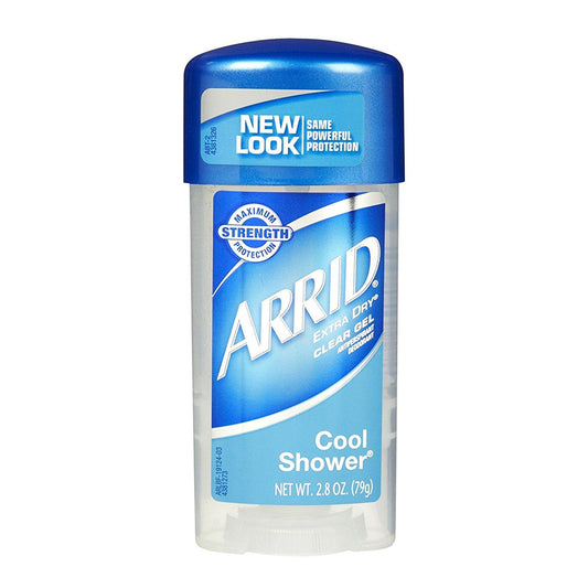 Arrid Extra Dry Antiperspirant Deodorant Clear Gel, Cool Shower - 2.6 Oz