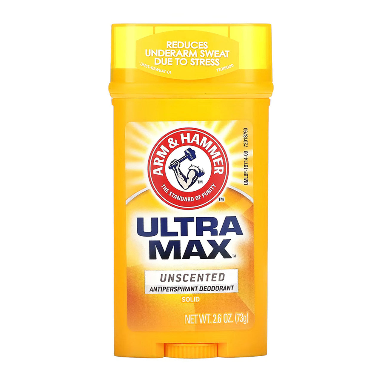 Arm & Hammer Ultramax Antiperspirant Deodorant, Invisible Solid, Unscented - 2.8 Oz