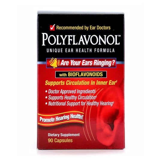 Polyflavonol Unique Ear Health Formula Capsules, 90 Ea