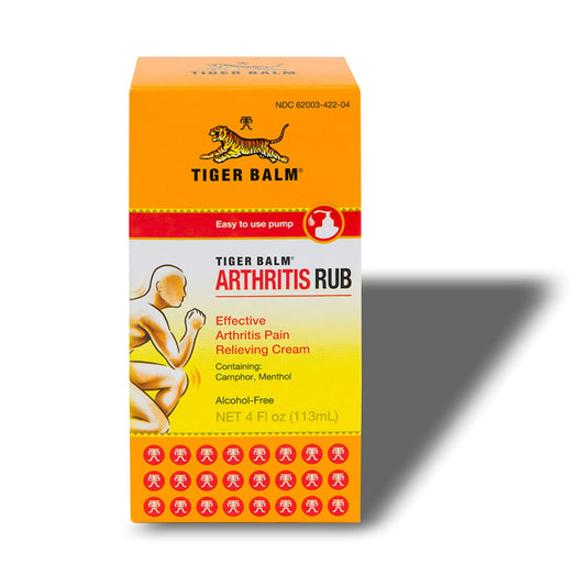 Tiger Balm Arthritis Pain Rub Cream, 4 Oz