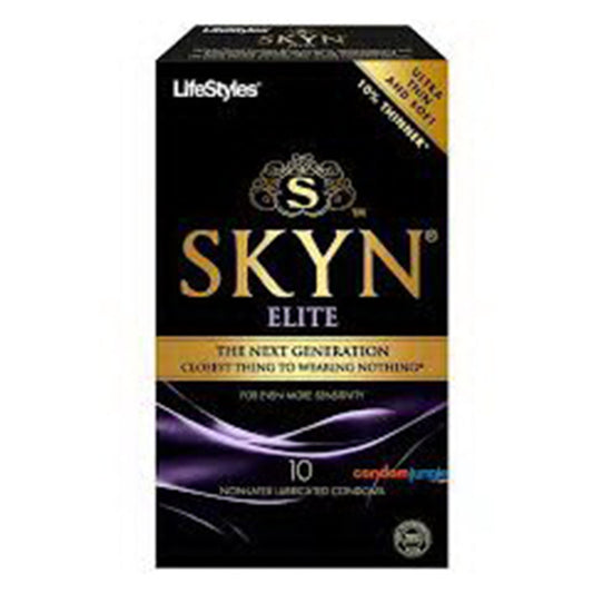 Lifestyles Skyn Elite Ultra Thin Condoms - 10 ea, 4 pack