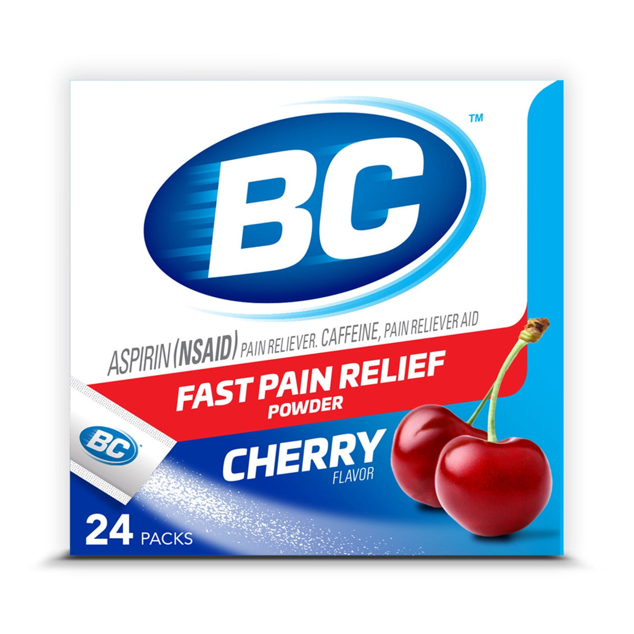 Bc Headache Powder Stick, Cherry, 24 Ea