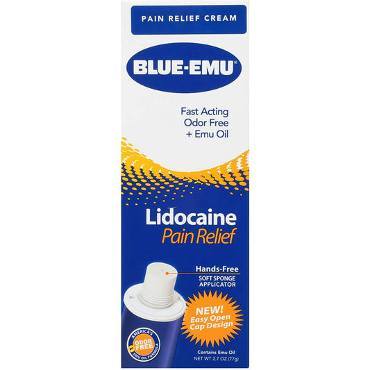 Blue-Emu Maximum Strength Pain Relief Cream With Lidocaine, 2.7 Oz