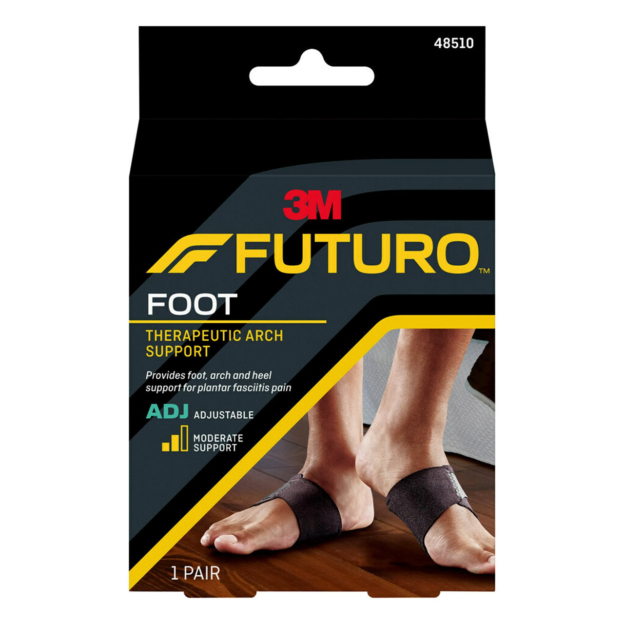 3M Futuro Foot Therapeutic Arch Support, Adjustable, 1 Pair