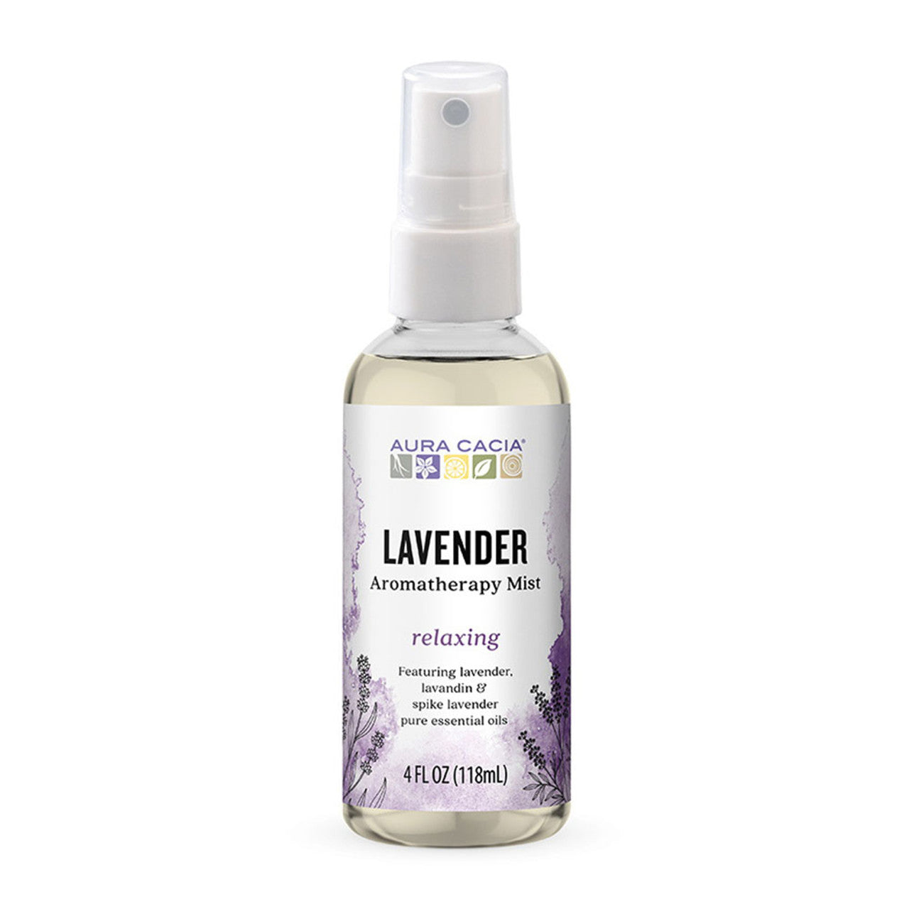 Aura Cacia Aromatherapy Mist Relaxing Lavender, 4 Oz