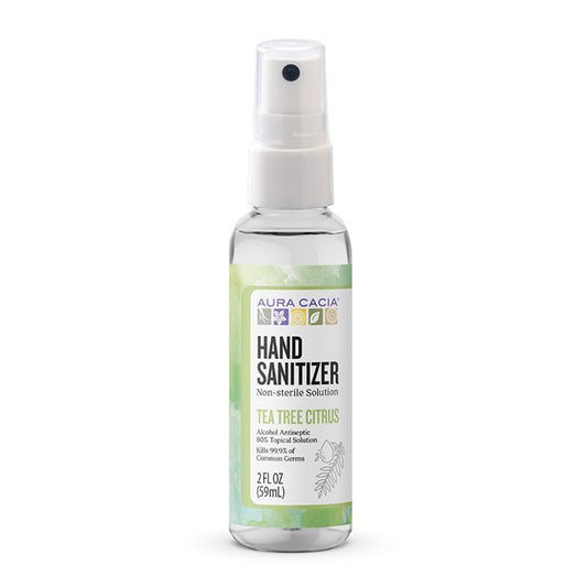 Aura Cacia Hand Sanitizer Spray, Tea Tree, 2 Oz