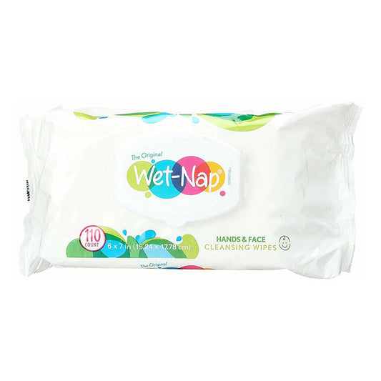 Wet Nap Hands and Face Cleansing Wipes, 110 sheets