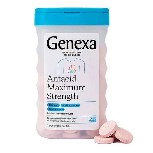 Genexa Heartburn Fix Chewable Tablet, 72 Ea