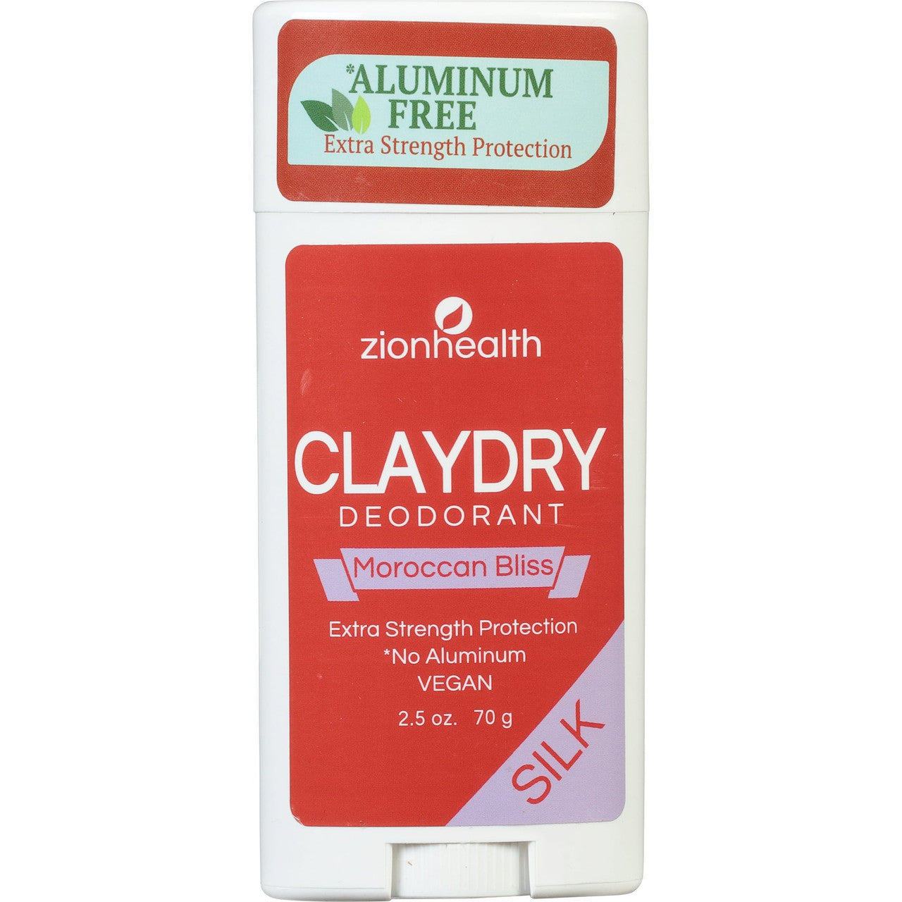 Zion Health Adama Clay Dry Deodorant, Moroccan Bliss, 2.5 Oz