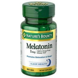 Nature's Bounty Melatonin 1 mg, 180 Tablets