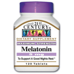 21st Century Melatonin 5 mg, 120 Tablets
