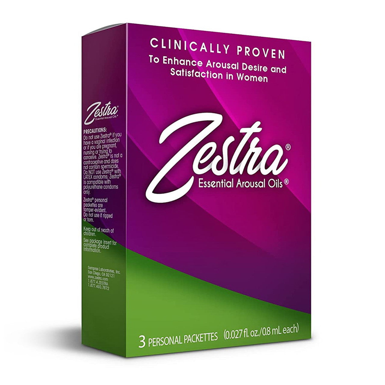 Zestra Essential Arousal Oils - 3 Ea