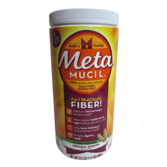 Metamucil Fiber Supplement Powder Original Smooth - 23.3 Oz, 114 Doses