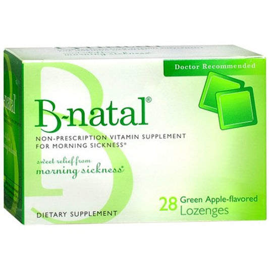 B-Natal Lozenges For Morning Sickness, Green Apple - 28 Ea